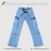 Mens Cargo Denim Jeans
