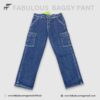 Mens Cargo Denim Jeans