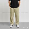 Mens Baggy Fit Casual Trouser