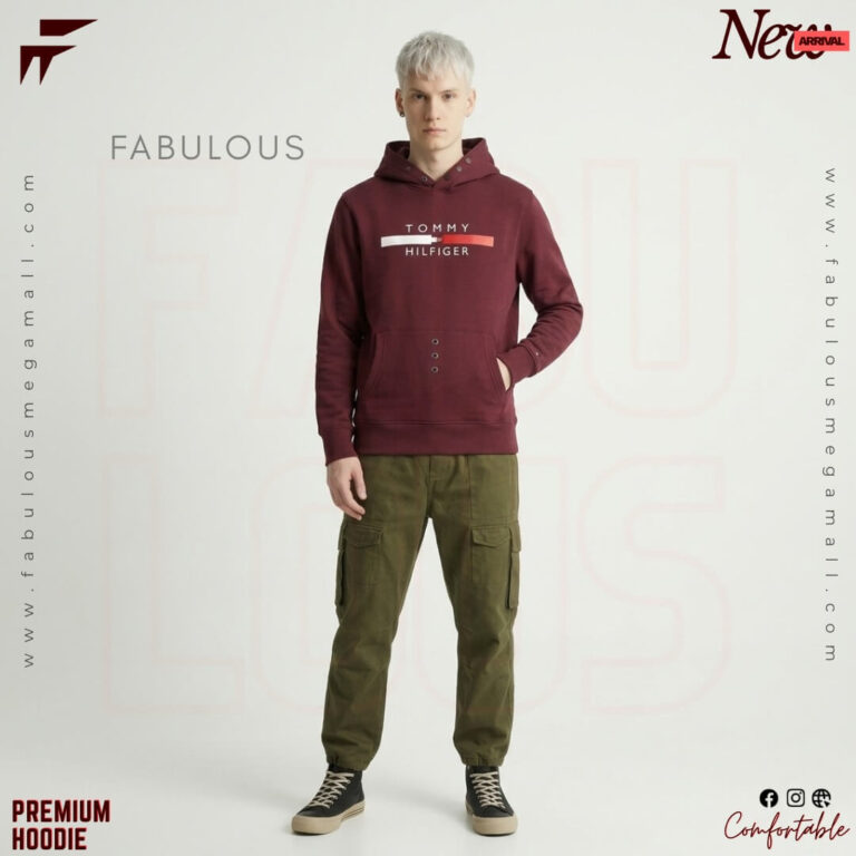 Tommy Hilfiger Mens Premium Hoodie