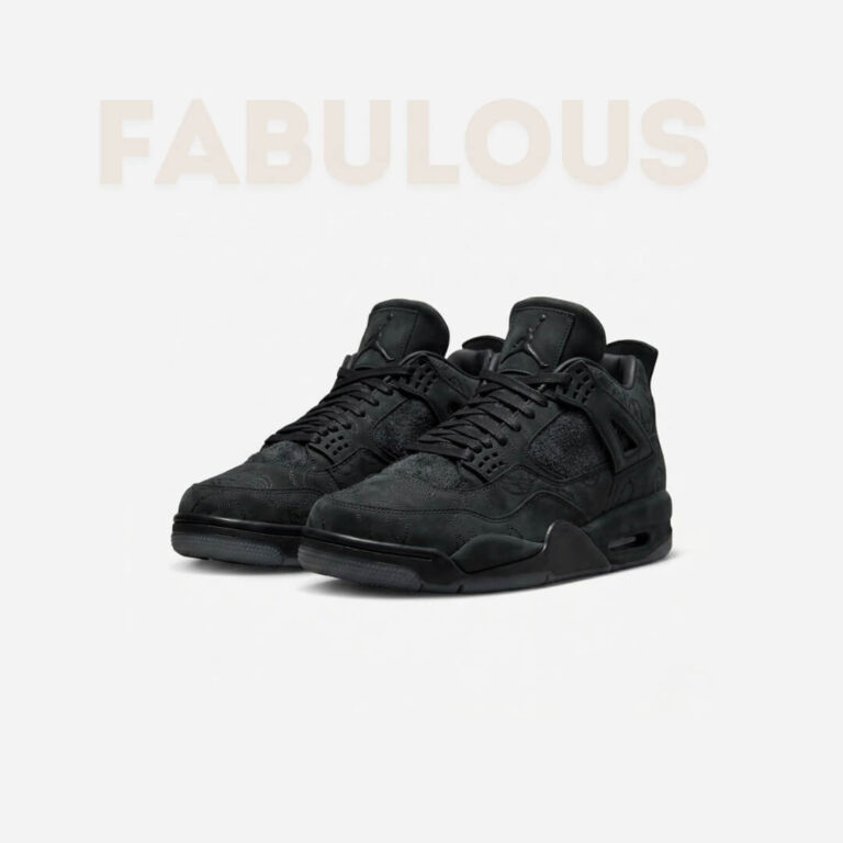 Jordan 4 Retro Kaws Black