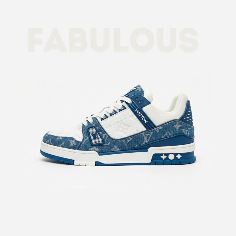 Louis Vuitton Shoes Blue Monogram Denim