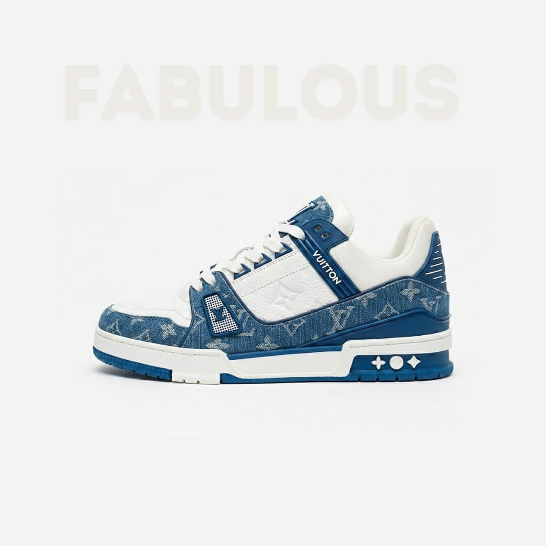 Louis Vuitton Shoes Blue Monogram Denim Louis Vuitton Shoes Blue Monogram Denim
