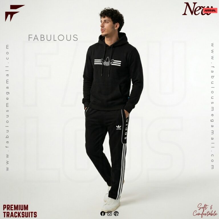 Premium Mens Full Sleeve Tracksuit Combo