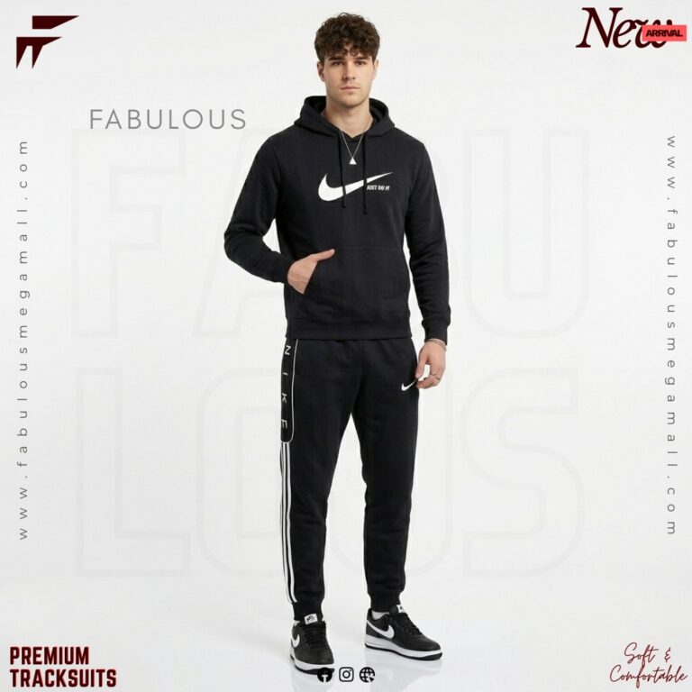 Premium Mens Full Sleeve Tracksuit Combo