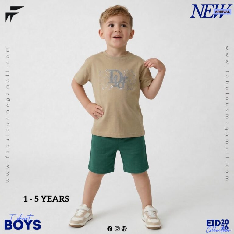 Boys Casual Dior Printed T-Shirt