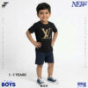 Boys Casual LV Printed T-Shirt