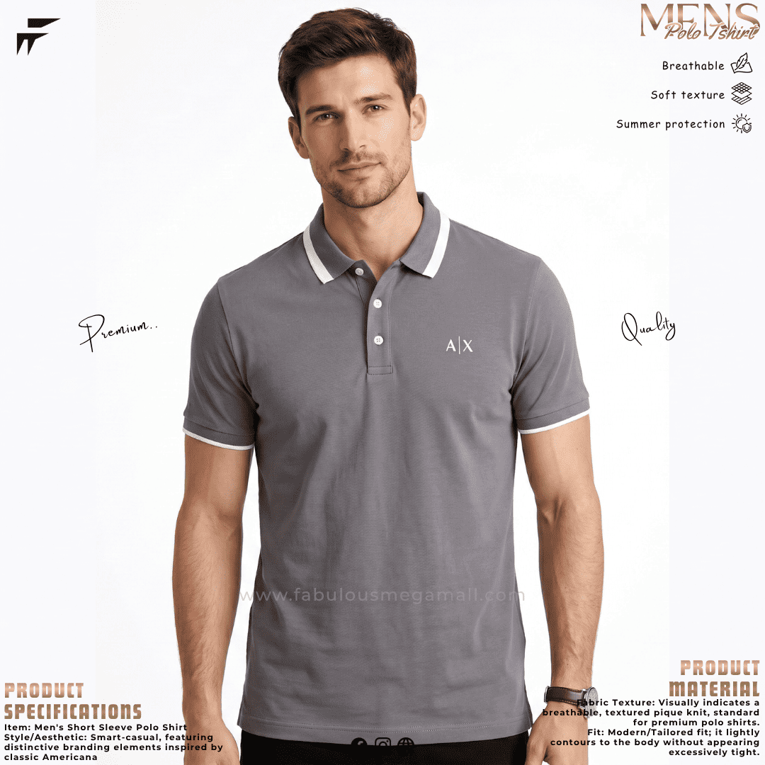 Gents Armani Exchange Polo T-Shirt Gents Armani Exchange Polo T-Shirt
