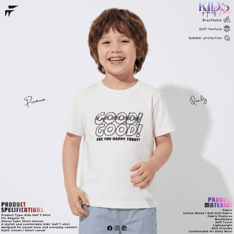 Kids Premium Half T-Shirt
