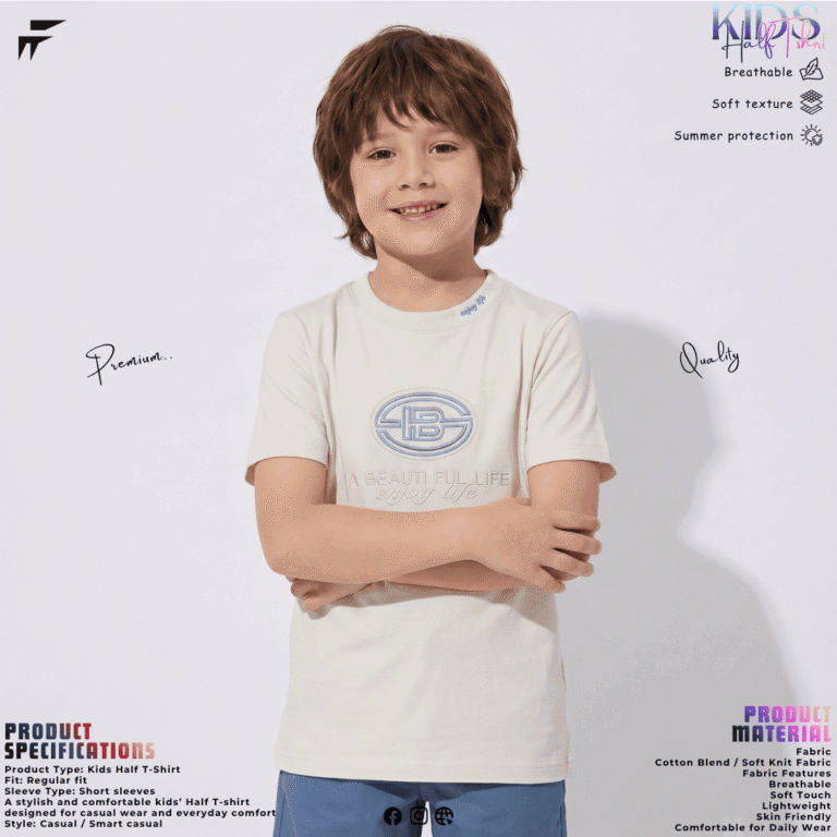 Kids Premium Half T-Shirt