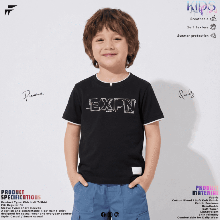 Kids Premium Half T-Shirt