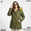 Ladies Hooded Parka Jacket