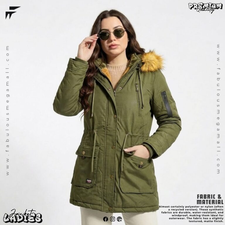 Ladies Hooded Parka Jacket
