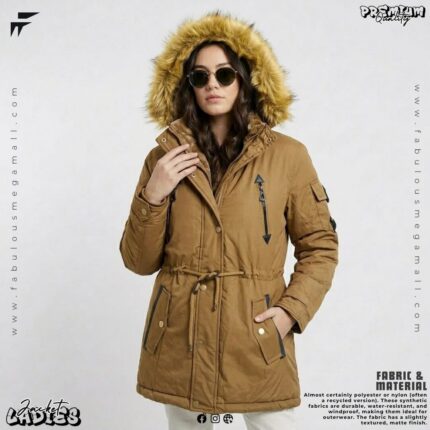 Ladies Hooded Parka Jacket