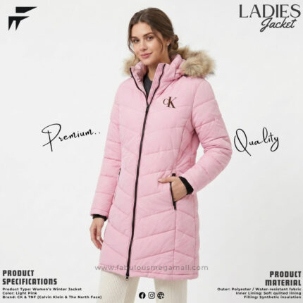 Premium Ladies Long Winter Jacket