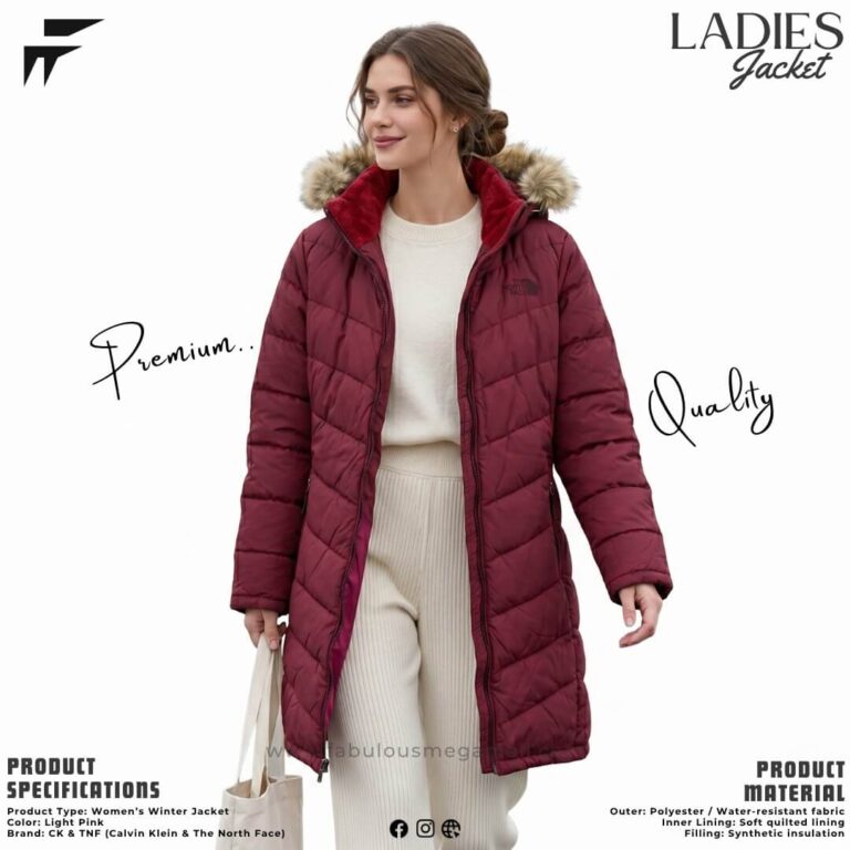 Premium Ladies Long Winter Jacket