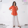 Ladies Casual Embroidered Short Top