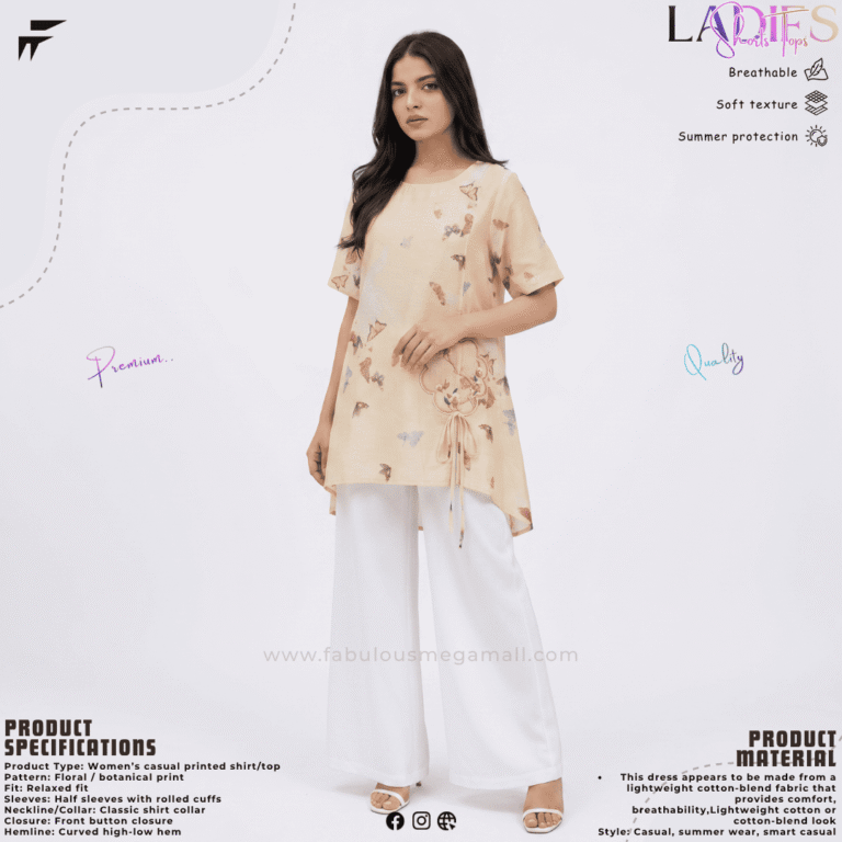 Ladies Side-Tie Short Top