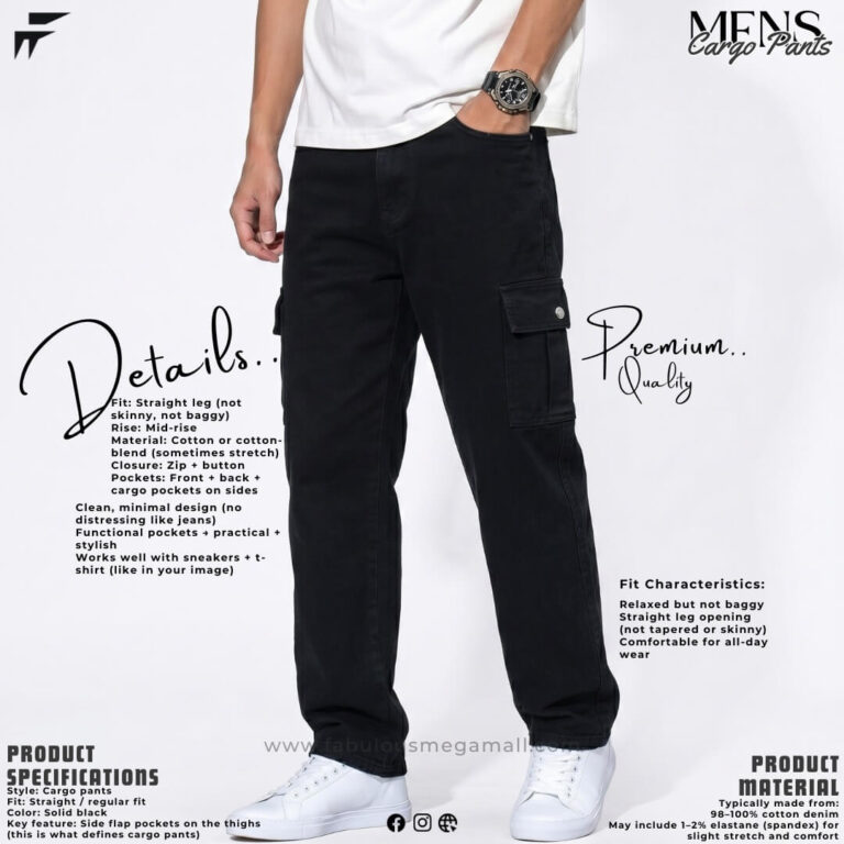 Premium Mens Cargo Pants