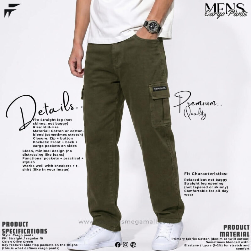 Premium Mens Cargo Pants