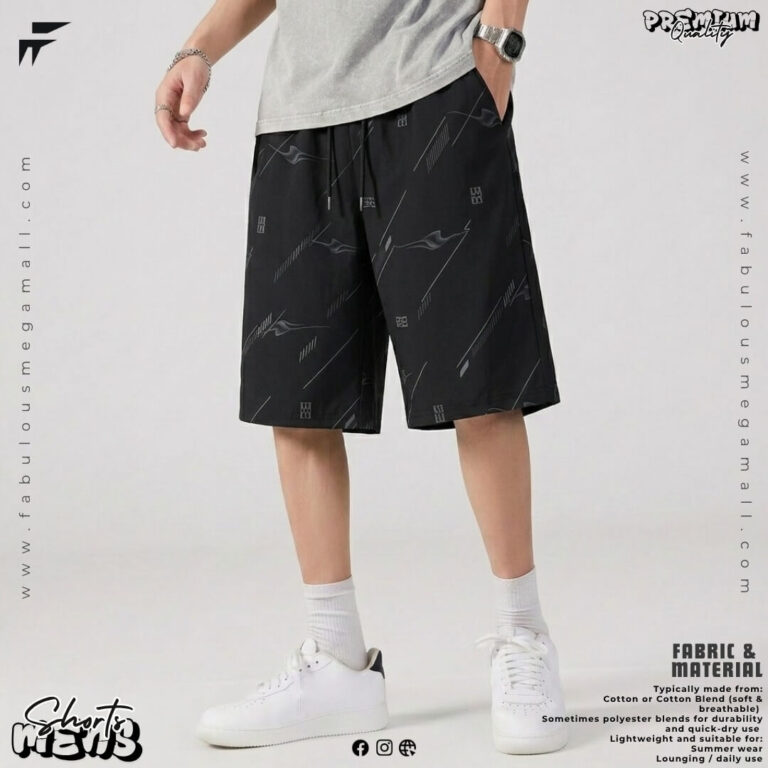 Mens Premium Casual Printed Shorts