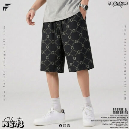 Mens Premium Casual Printed Shorts
