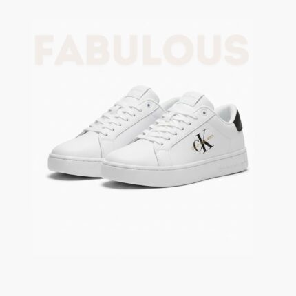 Calvin Klein Mens White Sneakers