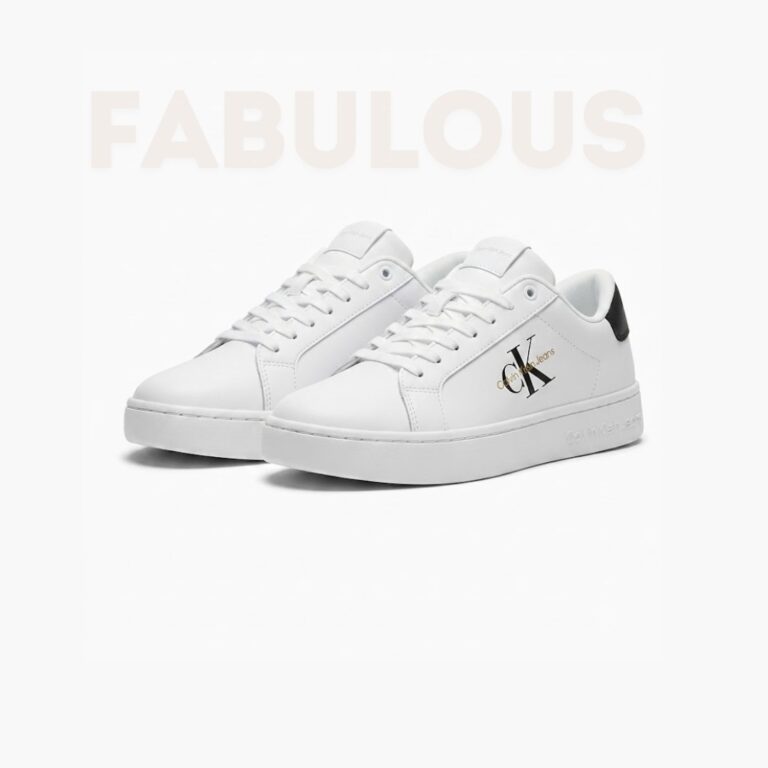 Calvin Klein Mens White Sneakers
