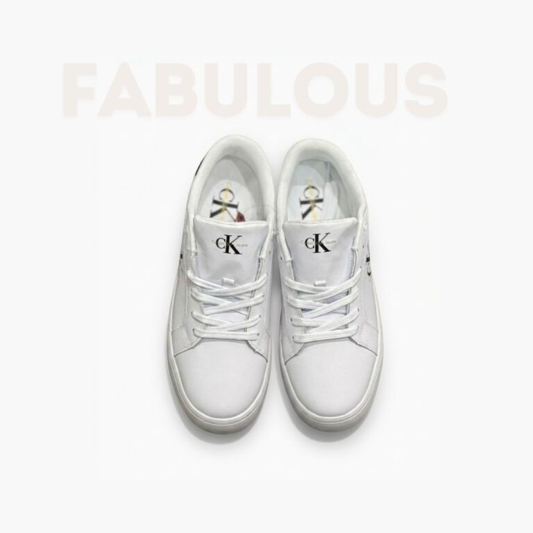 Calvin Klein Mens White Sneakers