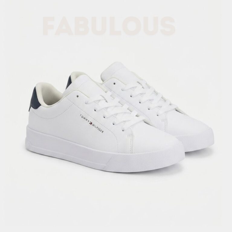 Tommy Hilfiger Mens White Sneakers