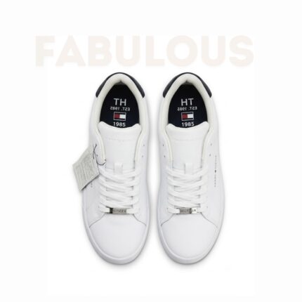 Tommy Hilfiger Mens White Sneakers