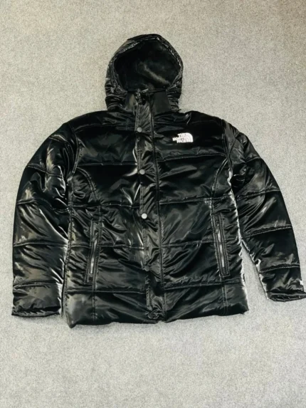 North Face Glossy Puffer Jacket