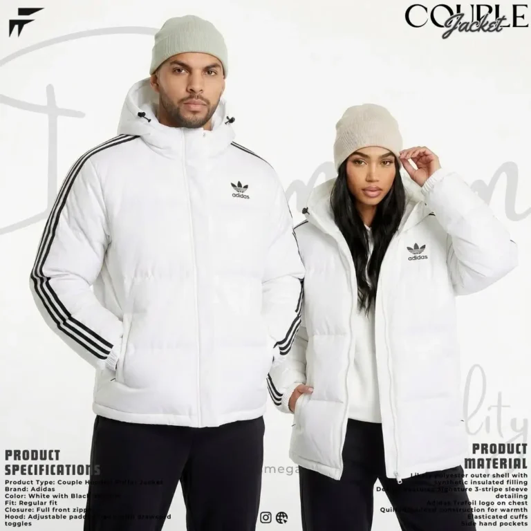 Adidas Couple Stripe Puffer Jacket