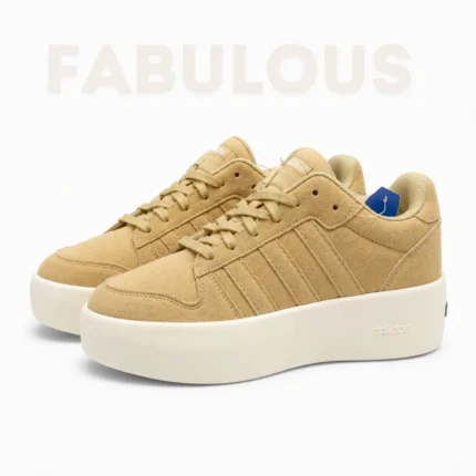 Adidas Beige Platform Sneakers