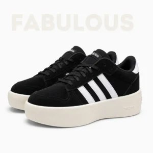 Adidas Black Platform Sneakers