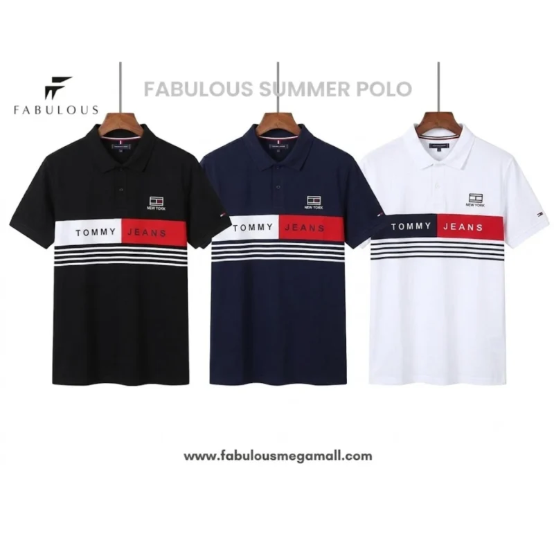 Tommy Colorblock Polo T-Shirt