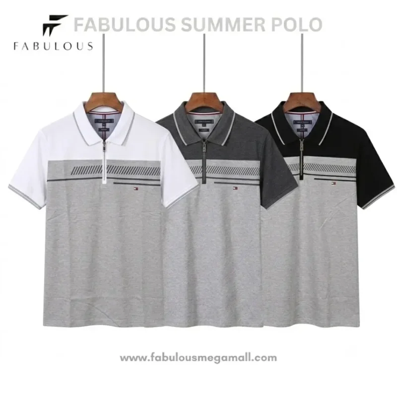 Tommy Modern Stripe Polo T-Shirt