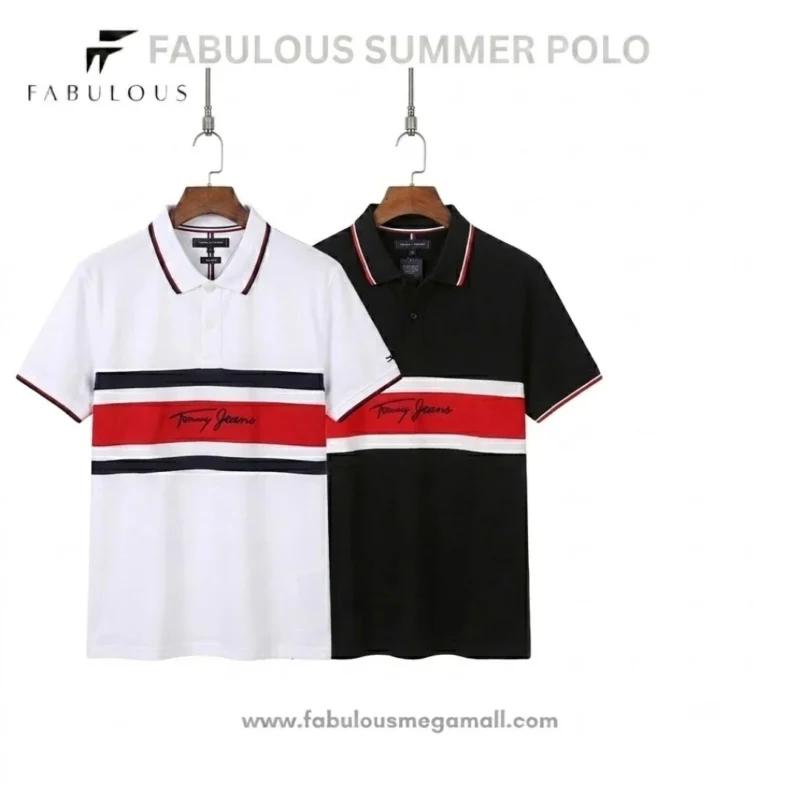 Tommy Vintage Graphic Polo T-Shirt