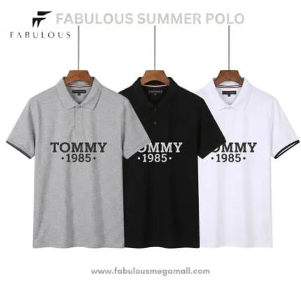 Tommy Vintage Graphic Polo T-Shirt
