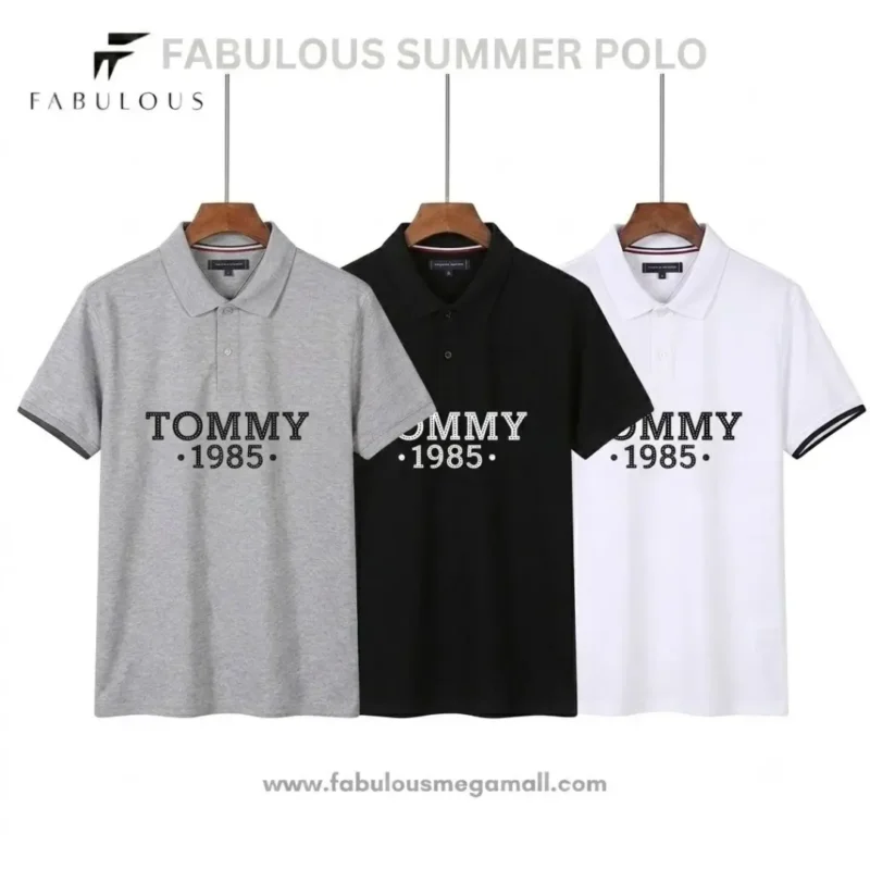 Tommy Vintage Graphic Polo T-Shirt
